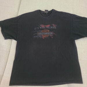 Harley-Davidson Motorcycle T-Shirt Mens XL Crystal River Florida FL Graphic Tee